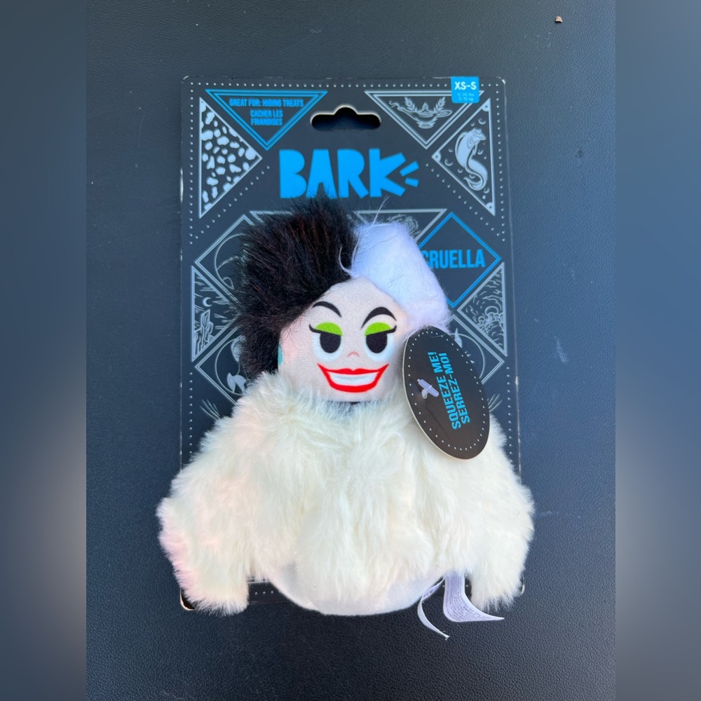 Cruella De Vil Bark Box Dog Toy